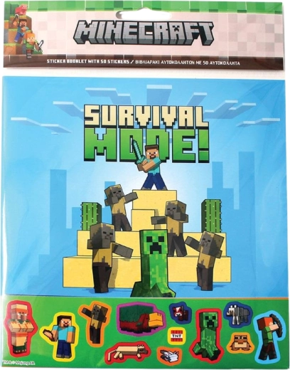 Stickeralbum Minecraft – 50 stickers