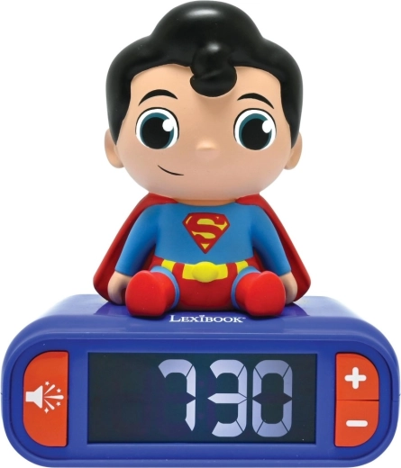 Lexibook wekker SUPERMAN met lichtgevende figuur