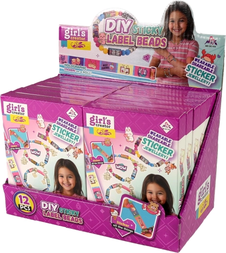 Creatieve set om armbanden te maken met stickers