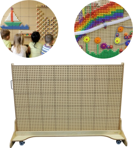 MASTERKIDZ Vrijstaande creatieve STEM-educatieve plaat 166 × 125 cm