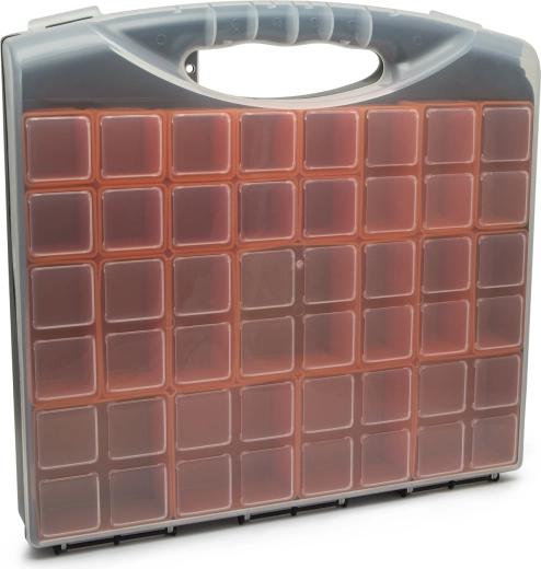 Plastic opbergkoffertje voor accessoires