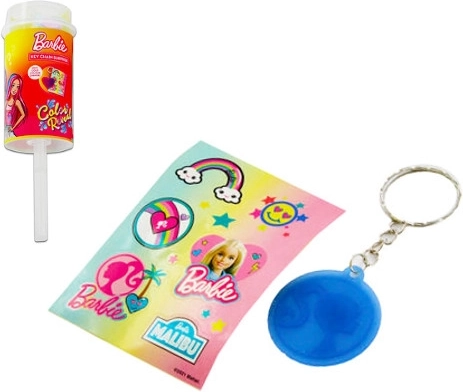 Barbie sleutelhanger met kleurverandering