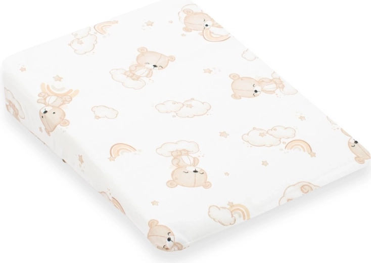 Hoes voor kinderwigkussen – New Baby BASIC 30×37 cm, beige beertje