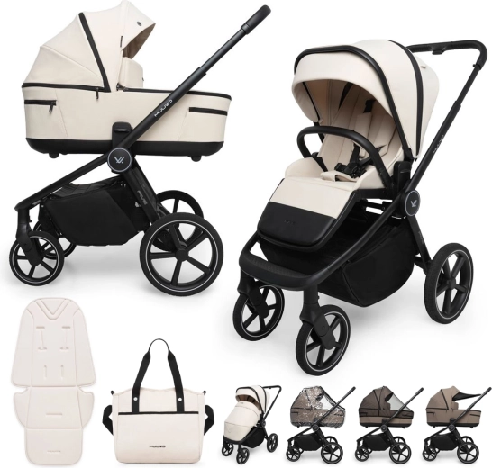 Muuvo Five gecombineerde kinderwagen 2-in-1 desert sand