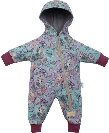 Softshell kinderoverall NEW BABY Zeemeerminnen 98
