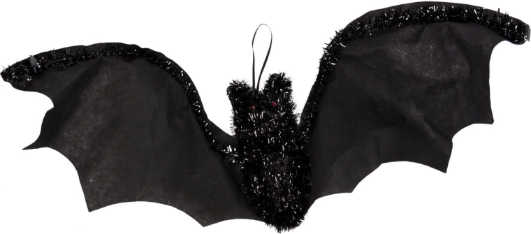 Reusachtige zwevende vleermuis voor Halloween