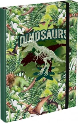 BAAGL Mappen voor schoolschriften A4 Dinosaurus