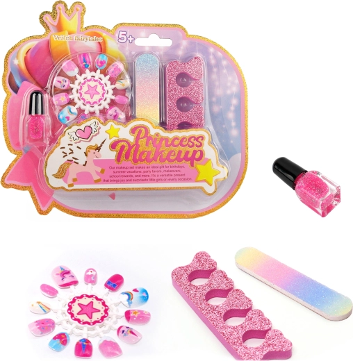 Nagelset met kunstnagels