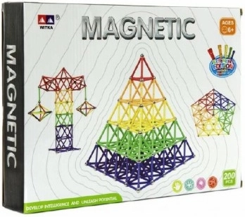Magnetische bouwset Witka 200 stuks