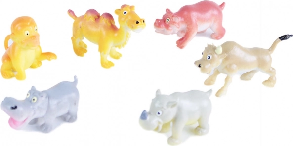 Vrolijke wilde dieren set 6 stuks