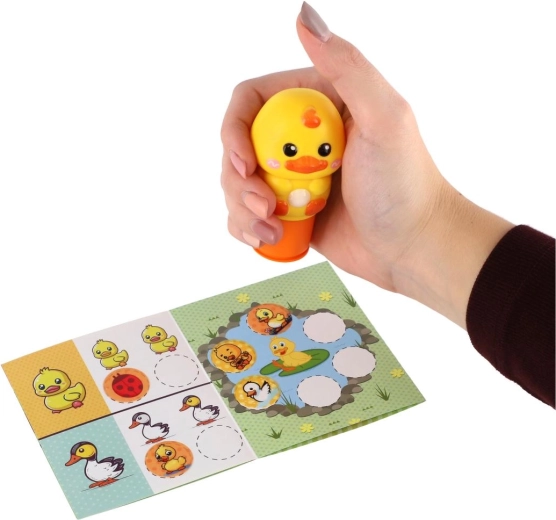 Eenvoudig stempelen voor kleine handjes