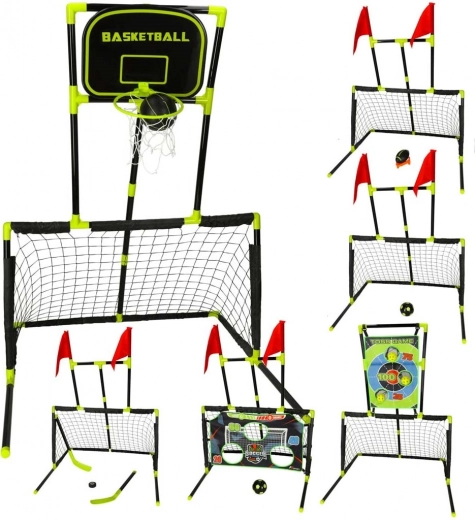 Multifunctionele sportset 6-in-1 voor kinderen