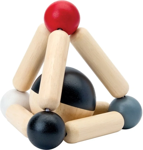 PlanToys contrastrammelaar en bijtring triangle