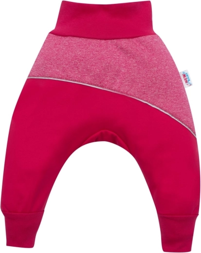 Softshell babybroek roze 68 (4–6 maanden)