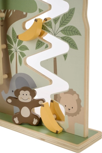 Duurzame houten uitvoering met junglethema