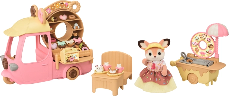 Sylvanian Families rijdende donutkraam