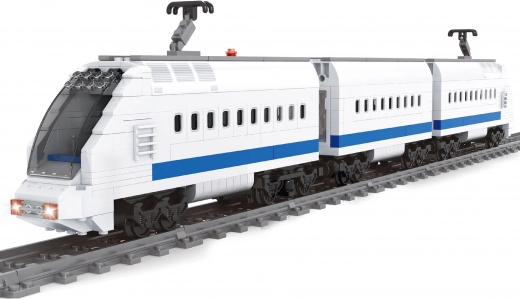 Bouwset BLOX Sneltrein op Batterijen met Rails