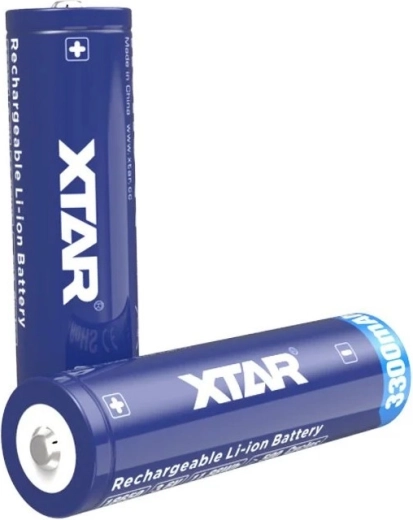 Oplaadbare accu XTAR 18650 Li‑ion 3,6 V 3300 mAh met beveiliging - 1 stuk