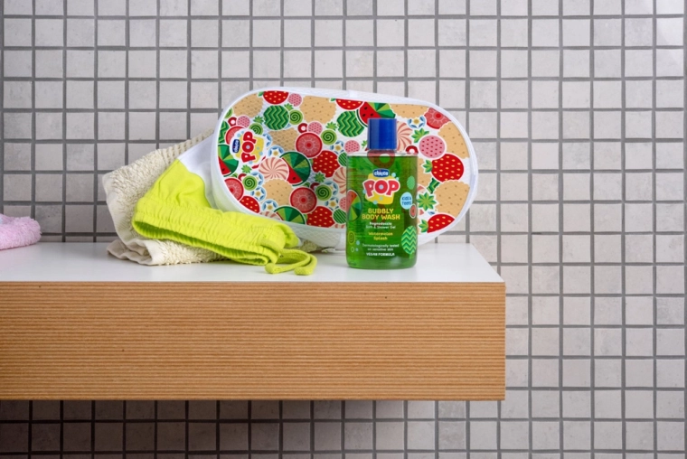 Praktische verpakking voor badkamer en onderweg
