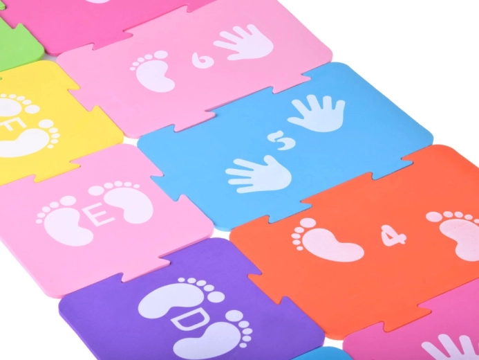 Leren tellen en letters tijdens het bewegen