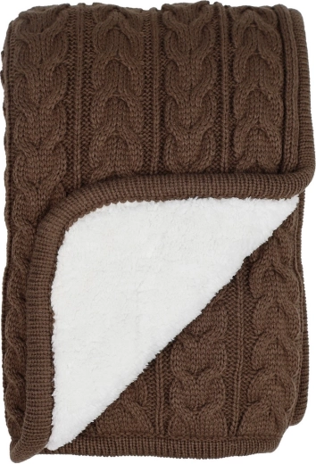 VINTER & BLOOM deken cuddly chocolate chip