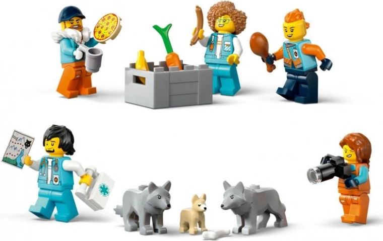 Expeditie met vijf minifiguren