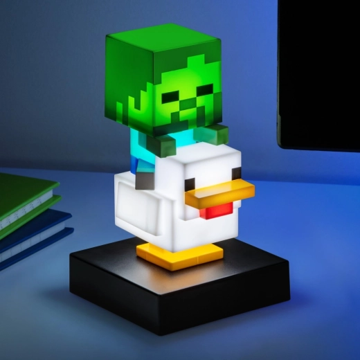 Minecraft Icon Light – Chicken Jockey lampje