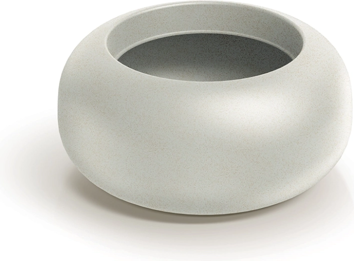 bloemenschaal ULPHO BOWL 48 cm – zandkleur, voor buiten en binnen