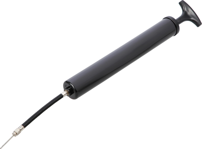 Precies en voorzichtig oppompen met slang