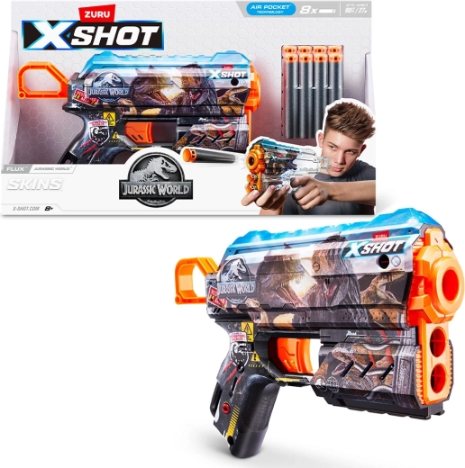 X-SHOT Jurassic World Skins Series 1 waterkogelpistool (8 stuks)