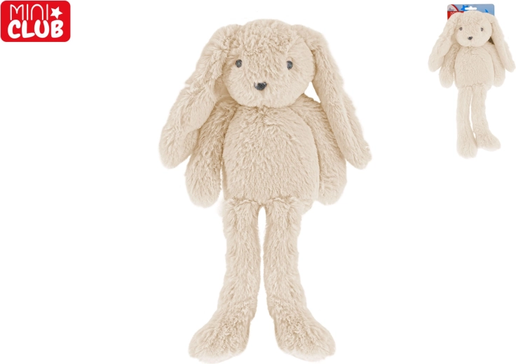 Mini Club beige pluchen konijntje met lange poten 30 cm