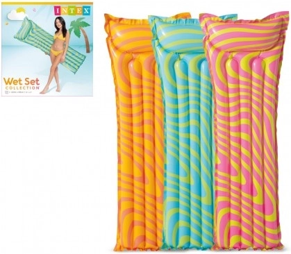 Opblaasbaar luchtbed voor in het water 183 × 69 cm