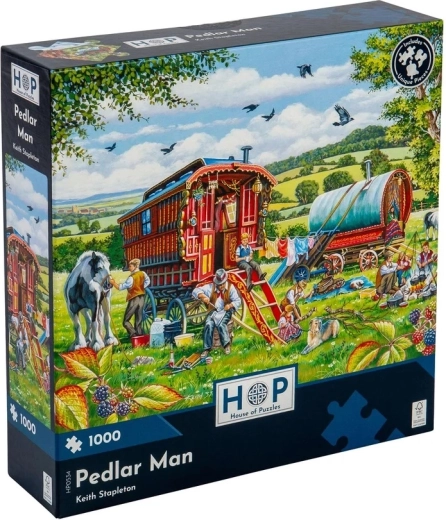 Puzzel House of Puzzles Nomadisch leven, 1000 stukjes