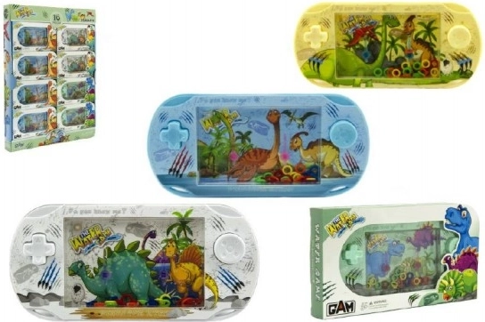 Water zakformaat spel met dinosaurussen – plastic ringenspel 18 cm
