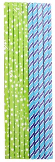 Papieren rietjes TORO 21 cm, 16 stuks