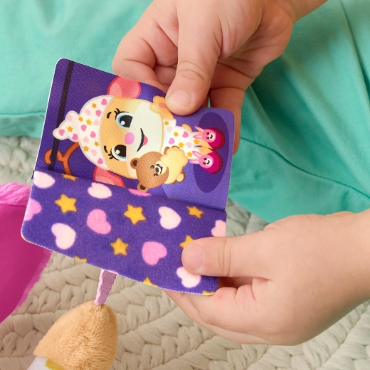 Stoffen boekje voor zintuiglijk spel