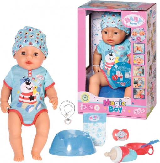 BABY born jongen pop met magische speen 43 cm