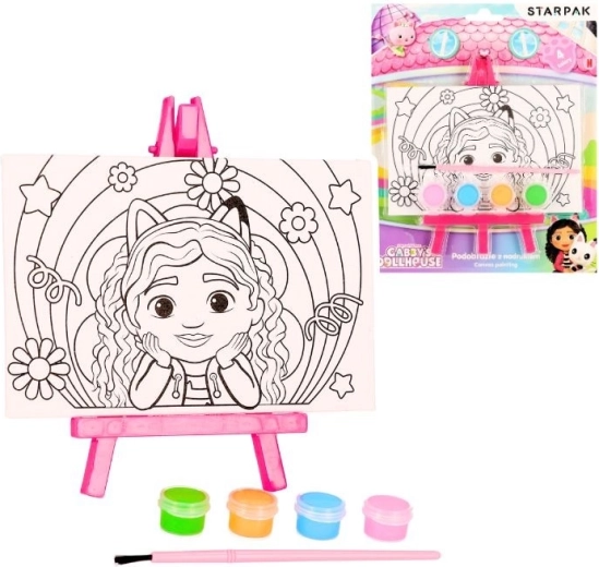 Schilderen op canvas Gabby's Dollhouse - 1 stuk