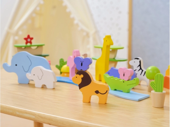 Savannedieren voor fantasierijk spel