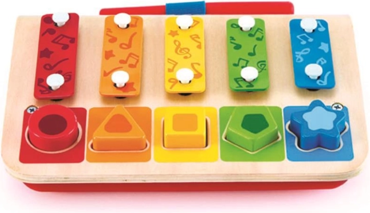 Multifunctionele xylofoon met vormenstoof