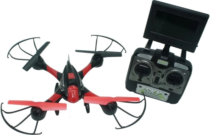 FPV livebeeld op LCD-monitor