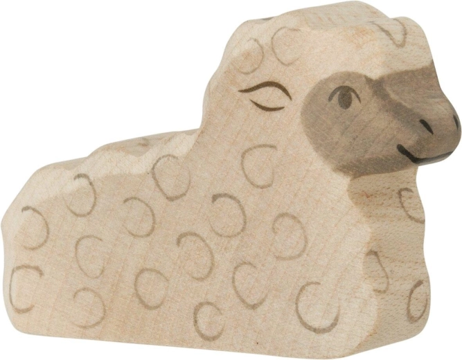 Holztiger liggend lammetje - 1 stuk