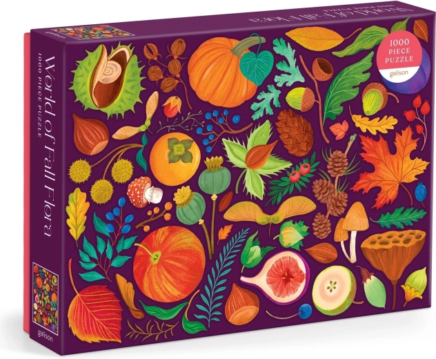 Galison puzzel wereld van herfstflora 1000 stukjes