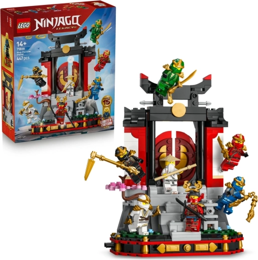 LEGO NINJAGO ninja-kloostervitrine ter ere van het 15-jarig jubileum