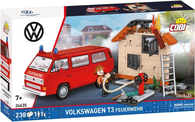 Cobi Volkswagen T3 brandweer 1:35 bouwset