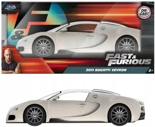 Jada model Bugatti Veyron 2011 uit de serie Fast & Furious in schaal 1:24