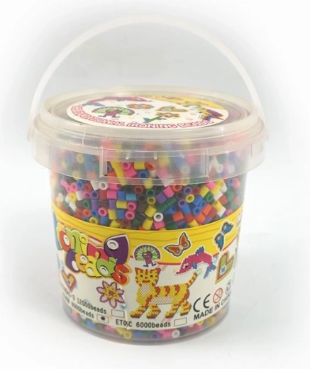 Strijkkralen in emmer 9000 stuks