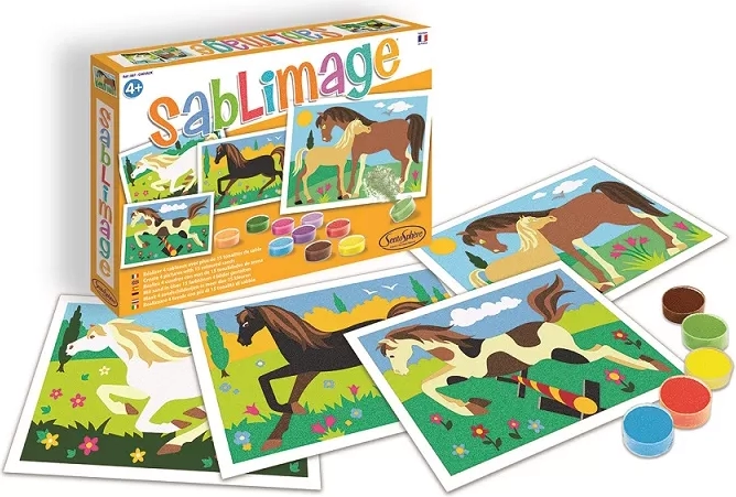 Sentosphere Sablimage mini zandafbeeldingen paarden