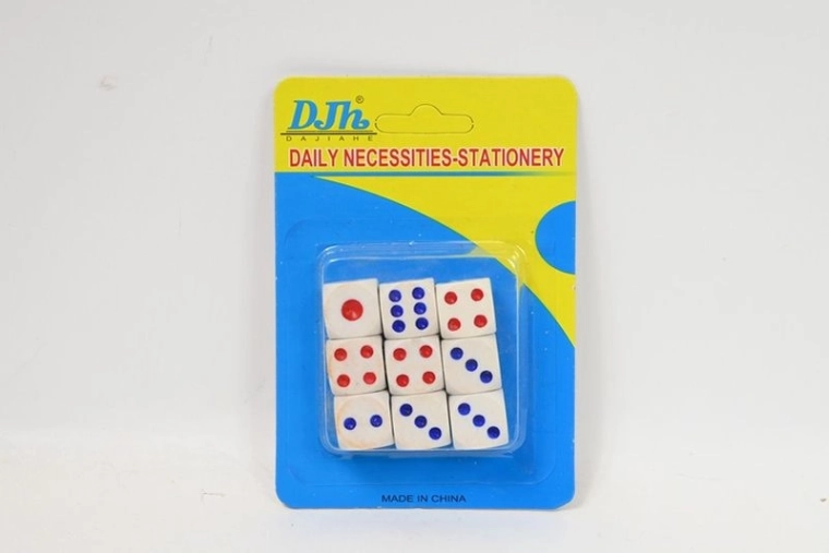 Speelstenen – set van 8 stuks rood-blauw