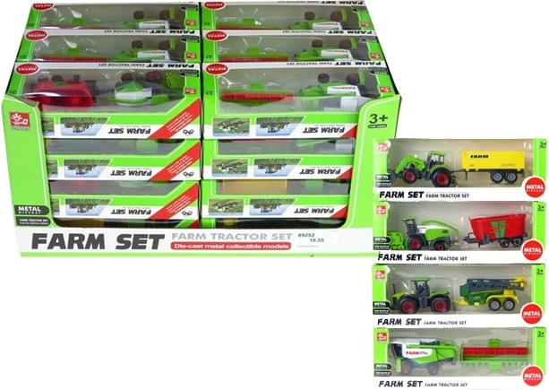 Metalen tractormodel